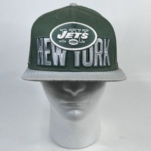 New York Jets Hat Medium Large Green New Era NFL On Field 59FIFTY Cap Fitted